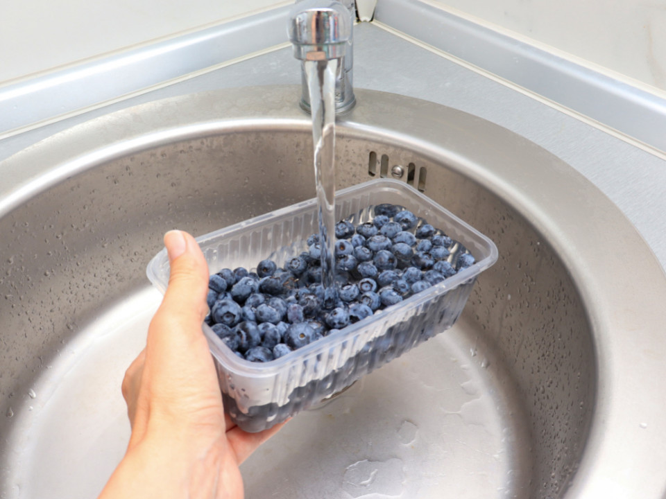 藍莓清洗