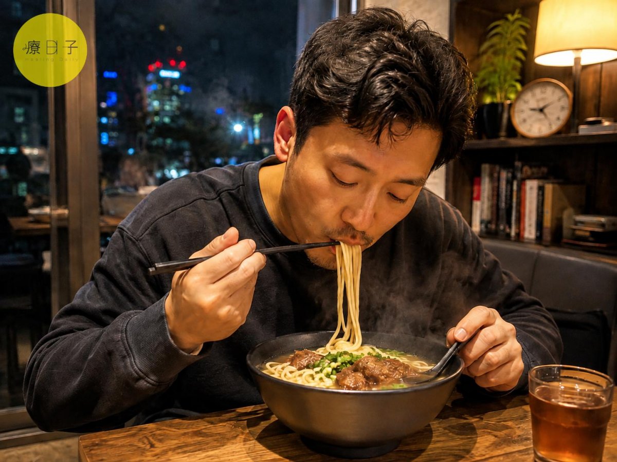 半夜突然想吃牛肉麵？