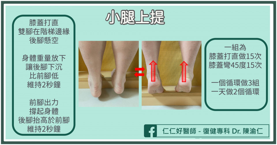 小腿上提
